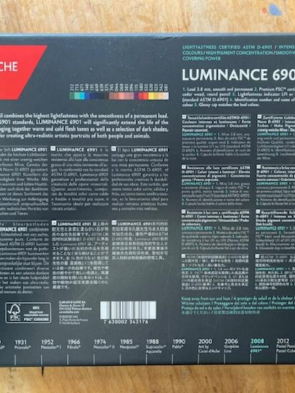 CARANd'ACHE LUMINANCE PORTRAIT COLOR PENCILS originally 87.00 - Picture 4 of 5